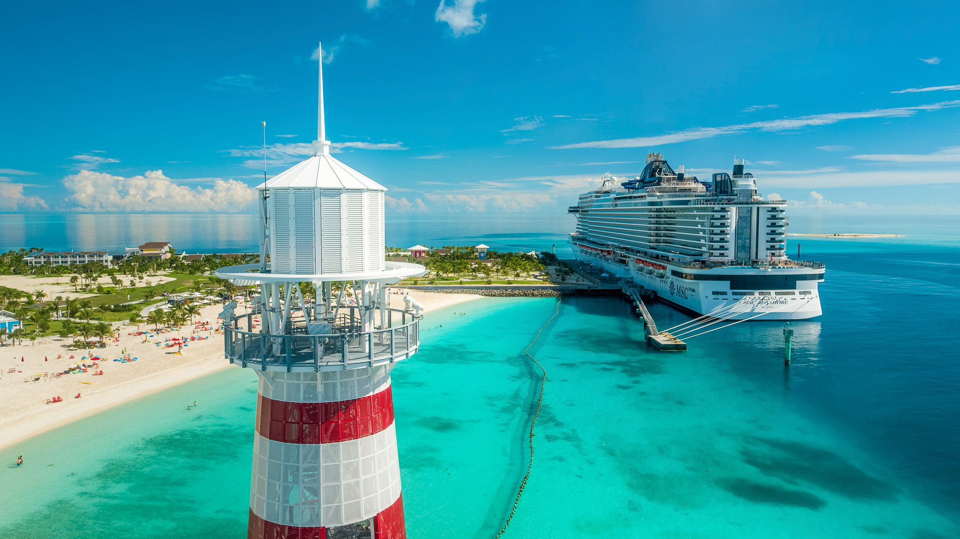 Beautiful cruise destination